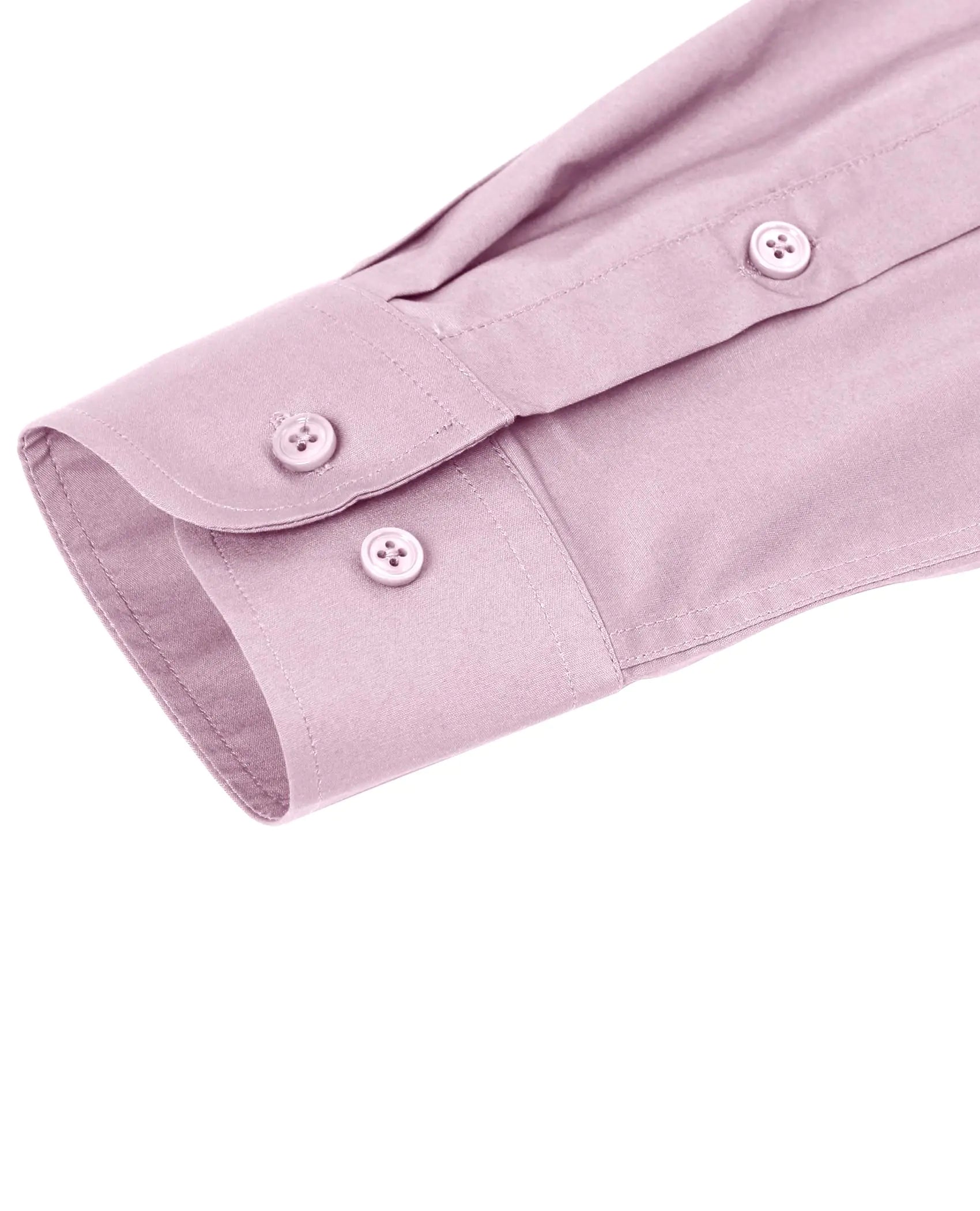 Chemises habillées pour hommes Chemises habillées à manches longues pour hommes Chemise boutonnée en coton Medium Baby Pink