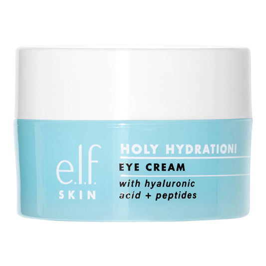 elf SKIN Holy Hydration! Crème pour les yeux, crème hydratante riche pour les yeux pour minimiser les cernes, infusée d'acide hyaluronique, végétalienne et sans cruauté, 0,53 once (paquet de 1)