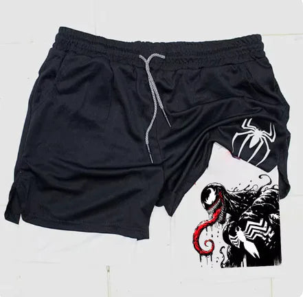 Marvel Spider-Man Venom Gym Shorts Men Fitness Vivareflex Online