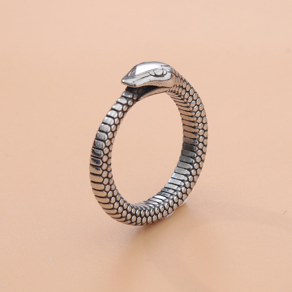 Retro Norse Mythology Men Ouroboros Ring Vivareflex Online