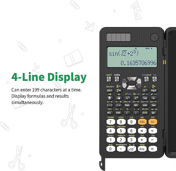 Calculator with Notepad | Scientific - Vivareflex Online