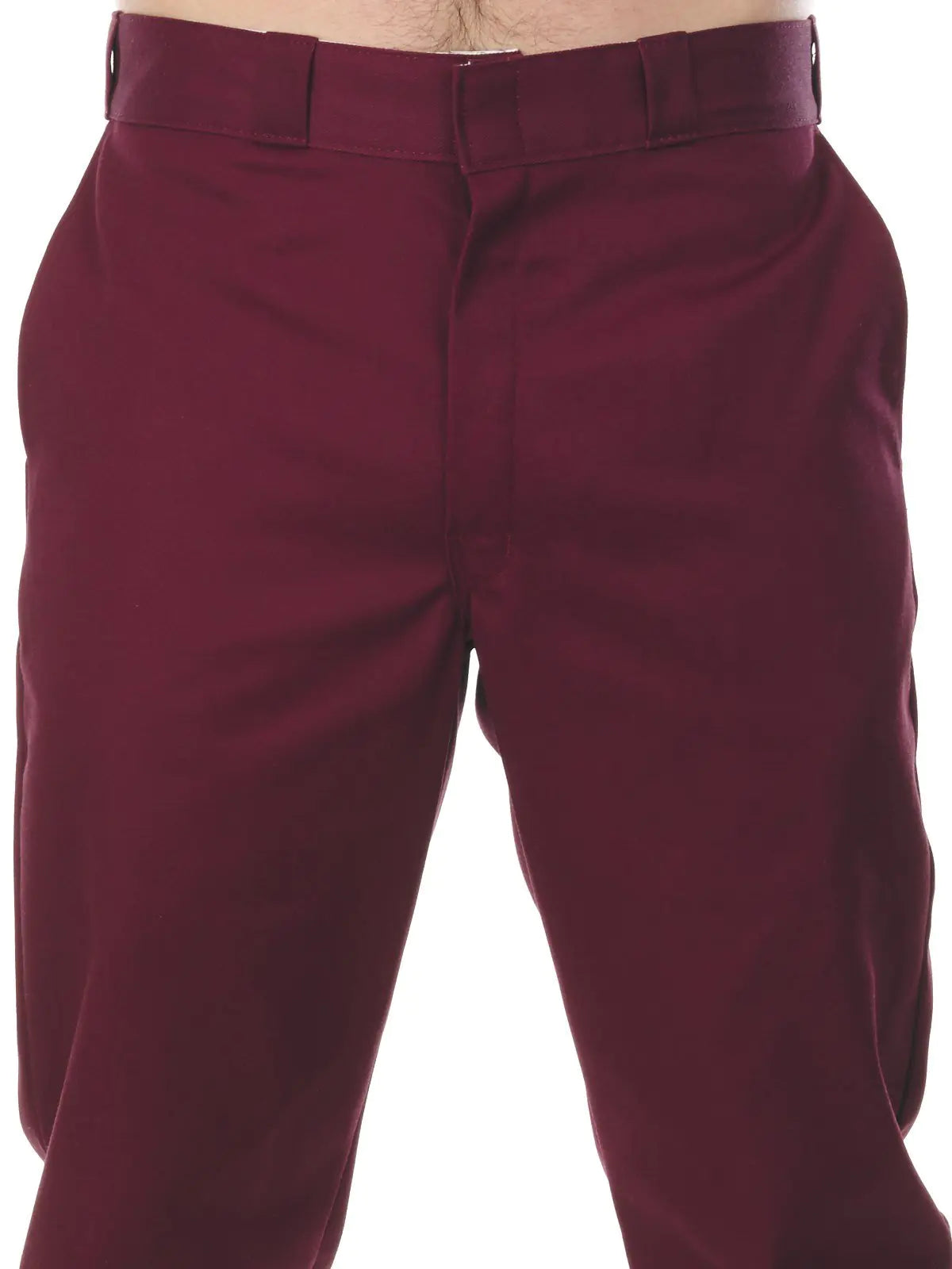 Dickies Men's Original 874 Work Pants 32W x 30L Maroon V1 - Vivareflex Online