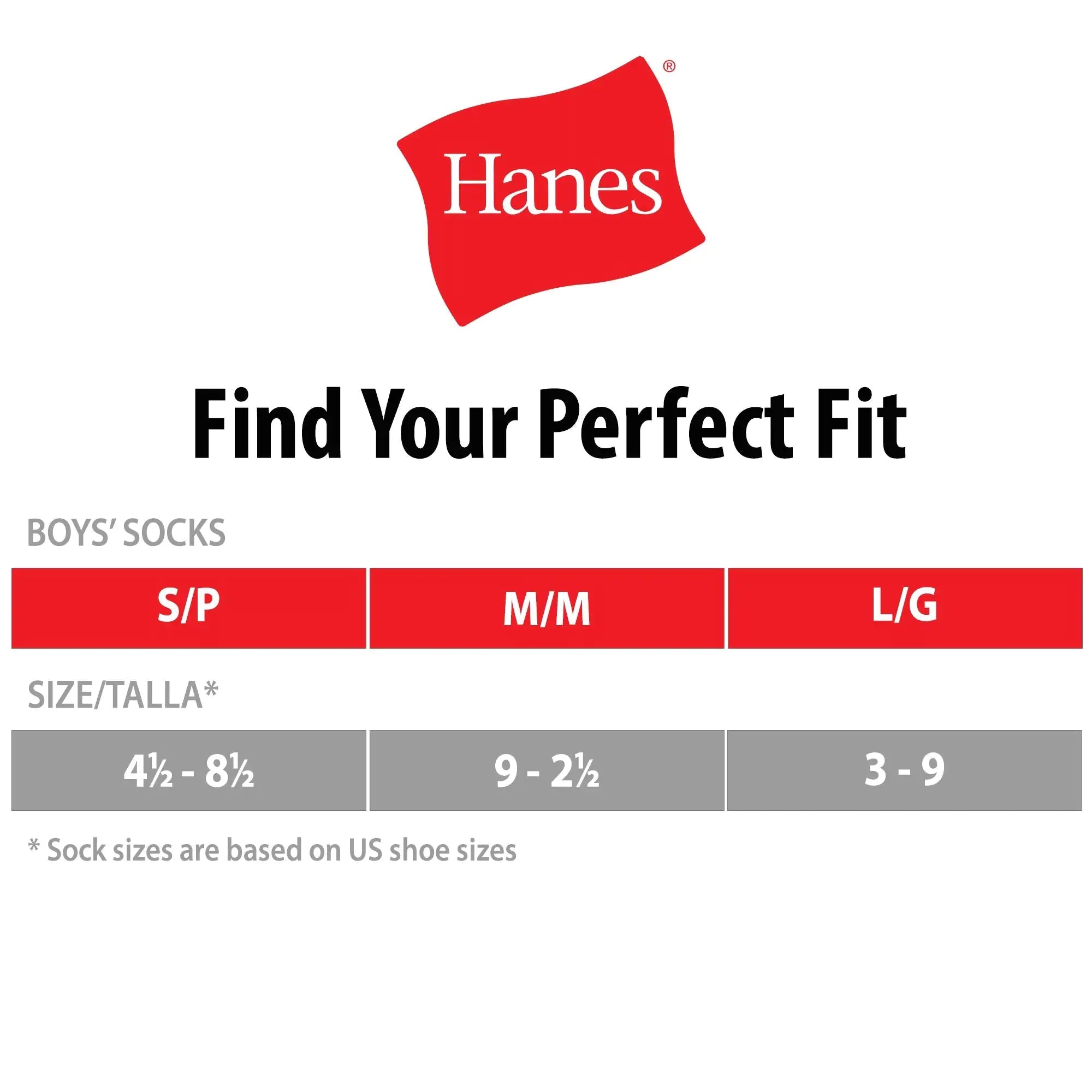 Hanes Boys' Socks, Double Tough Cushioned Crew Socks, 12-pair Packs Medium White/Grey Bottom - Vivareflex Online