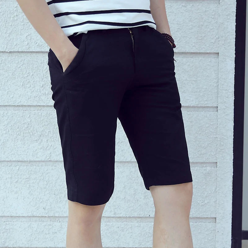 Slim Fit Cotton Shorts for Men Vivareflex Online