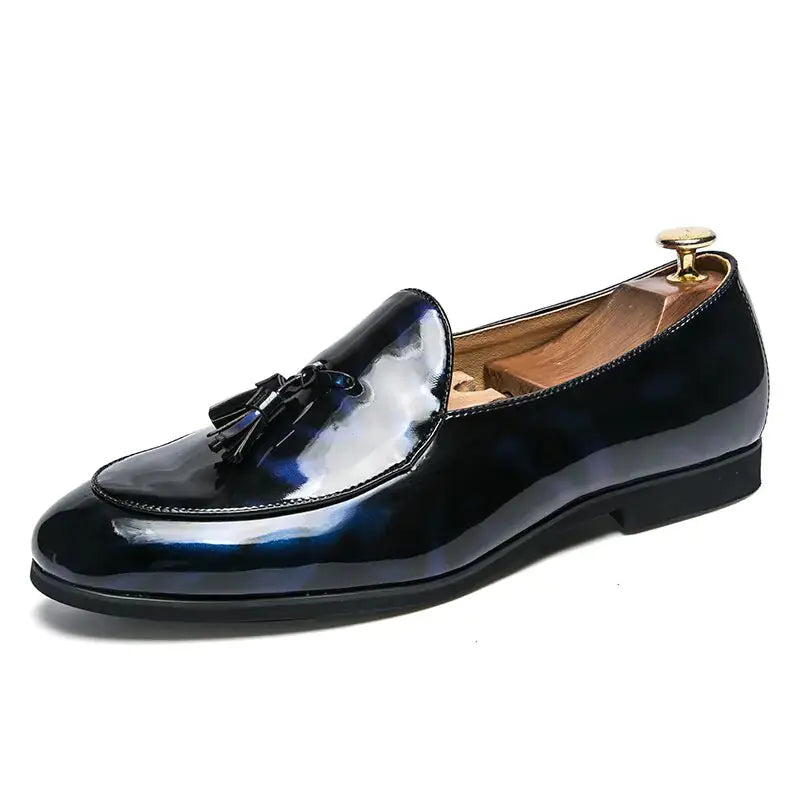 il Lussone - Italian Style Patent Leather Loafers for Men Vivareflex Online