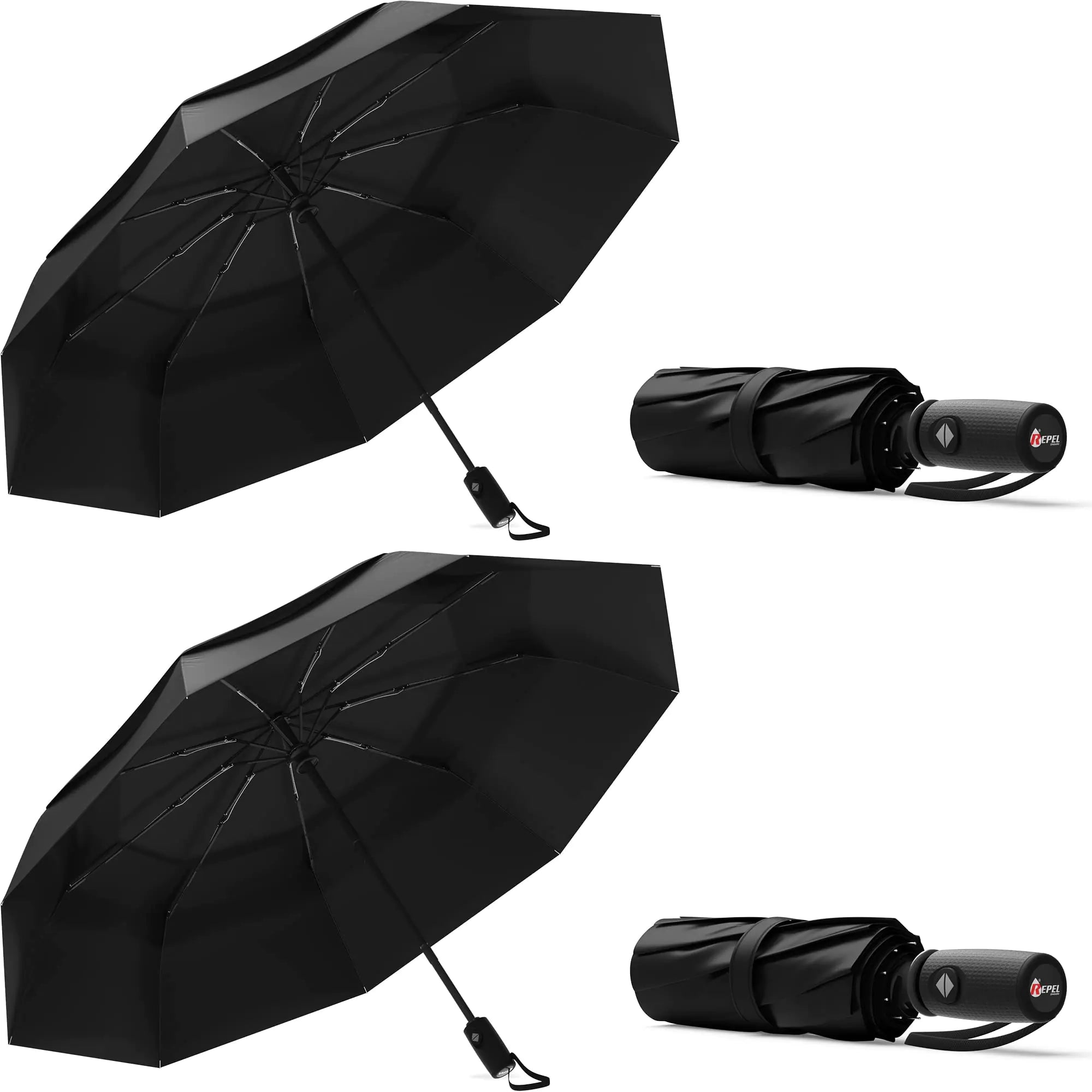 Repel Umbrella Windproof Travel Umbrella - Auto Open & Close, Compact & Durable - Vivareflex Online