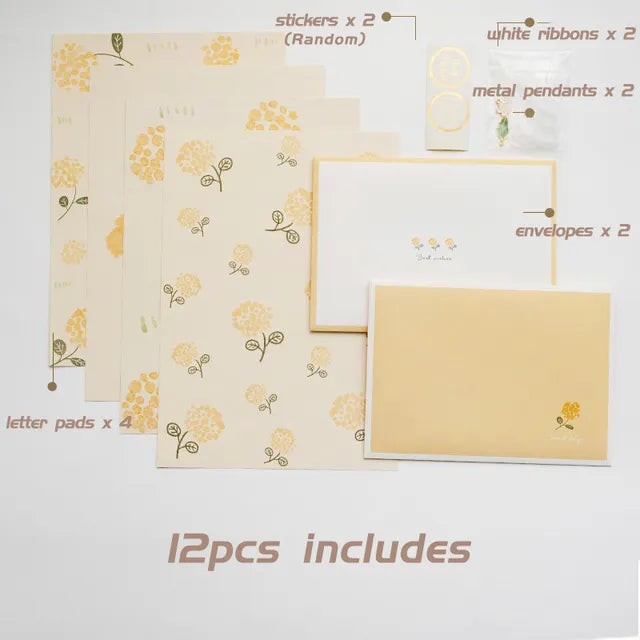 Floral Letter Pad & Envelope Set - Vivareflex Online