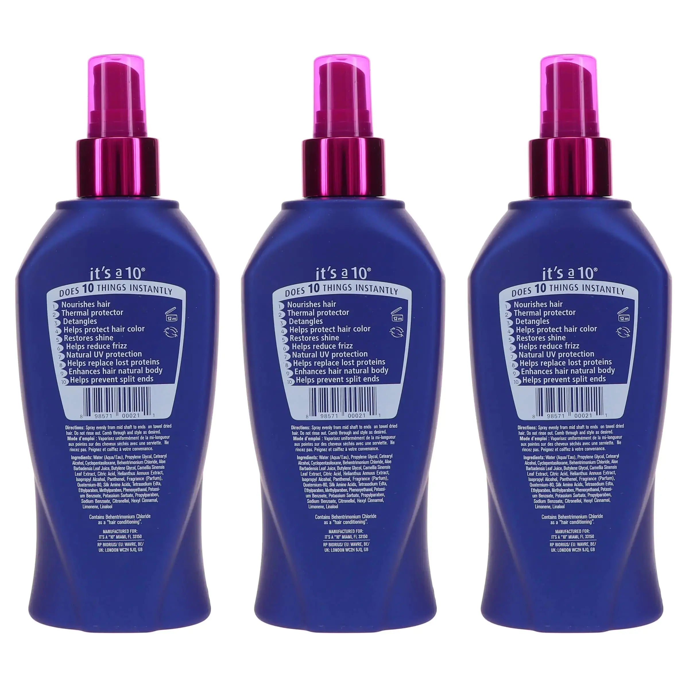 it's a 10 Miracle Leave-In product 10 oz (Pack of 3) Sunflower 10 Fl Oz (Pack of 3) - Vivareflex Online