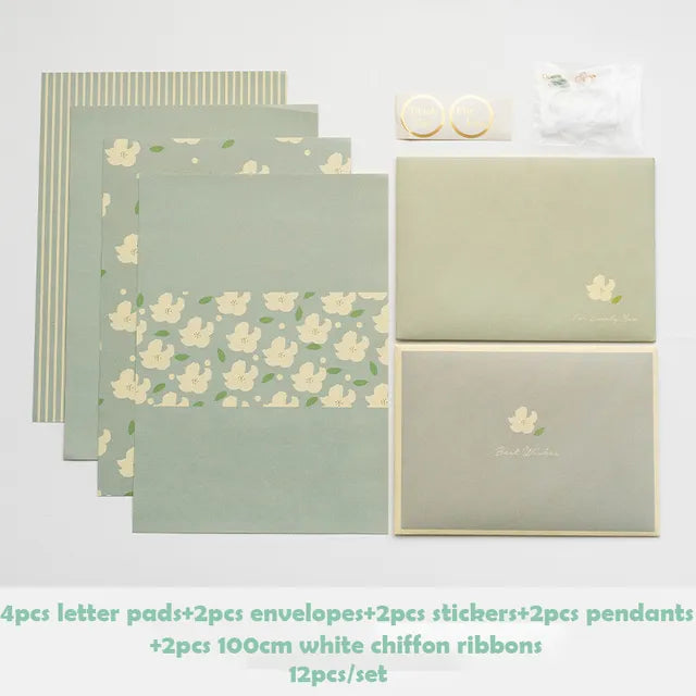 Floral Letter Pad & Envelope Set - Vivareflex Online