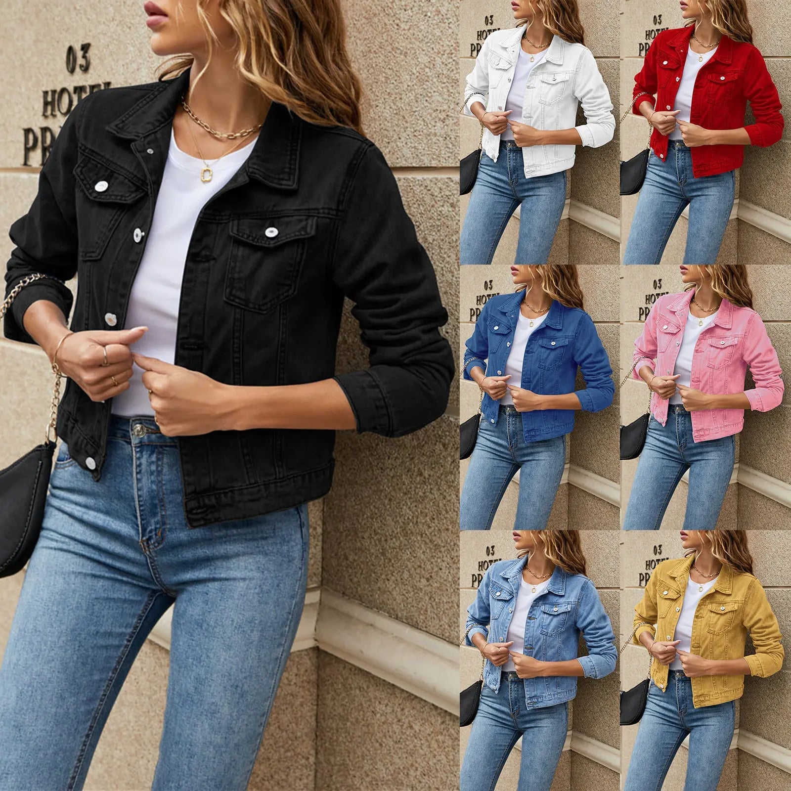 Chic Denim Daywear Jacket Vivareflex Online