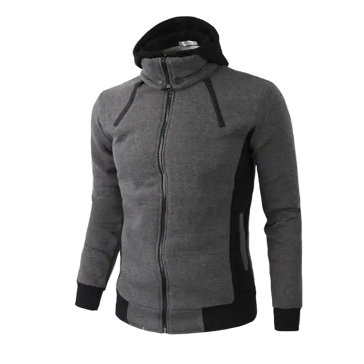 Double Zipper Hoodie Jacket for Men Vivareflex Online