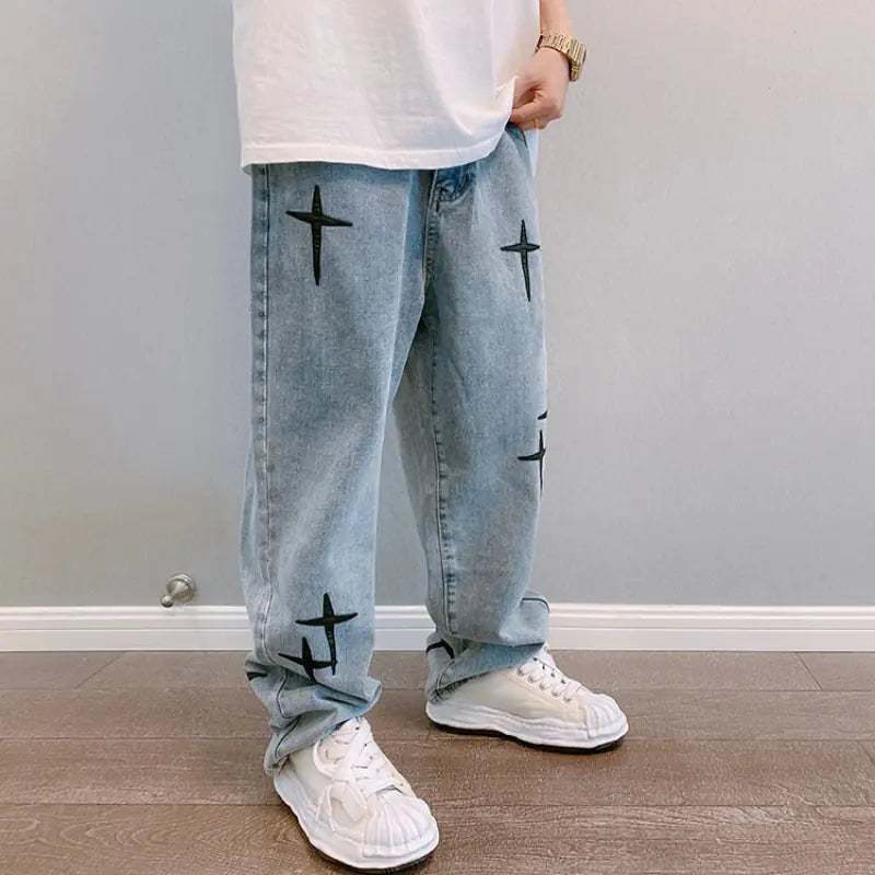 Men Straight Loose Wide-Leg Pants Vivareflex Online