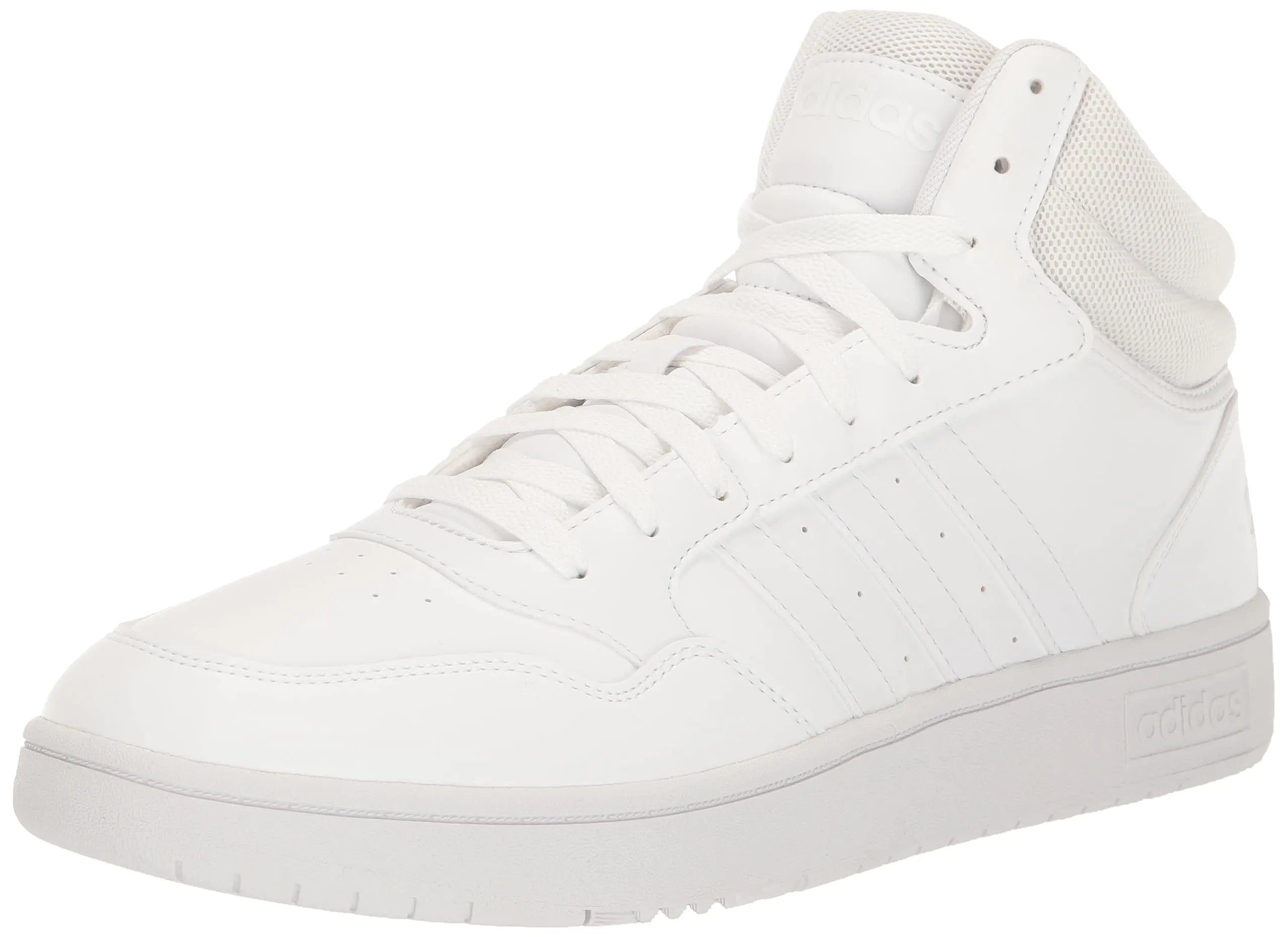 Zapatillas de deporte adidas Hoops 3.0 Mid para hombre, color blanco/blanco/blanco 