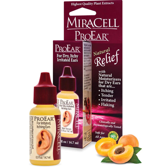 Miracell ProEar, Ear Drops for Itchy Ears All Natural Ear Oil for, Babies, Kids, Adults, and Dogs - Vivareflex Online