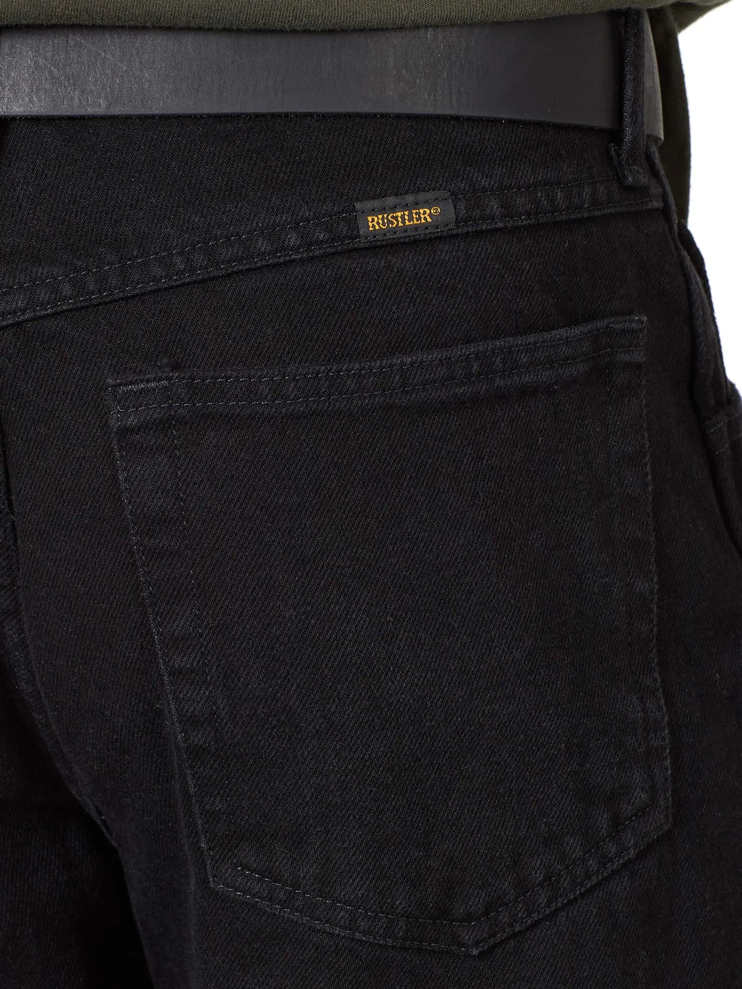 Rustler - Pantalon classique décontracté pour homme - 48 l x 29 l - Noir