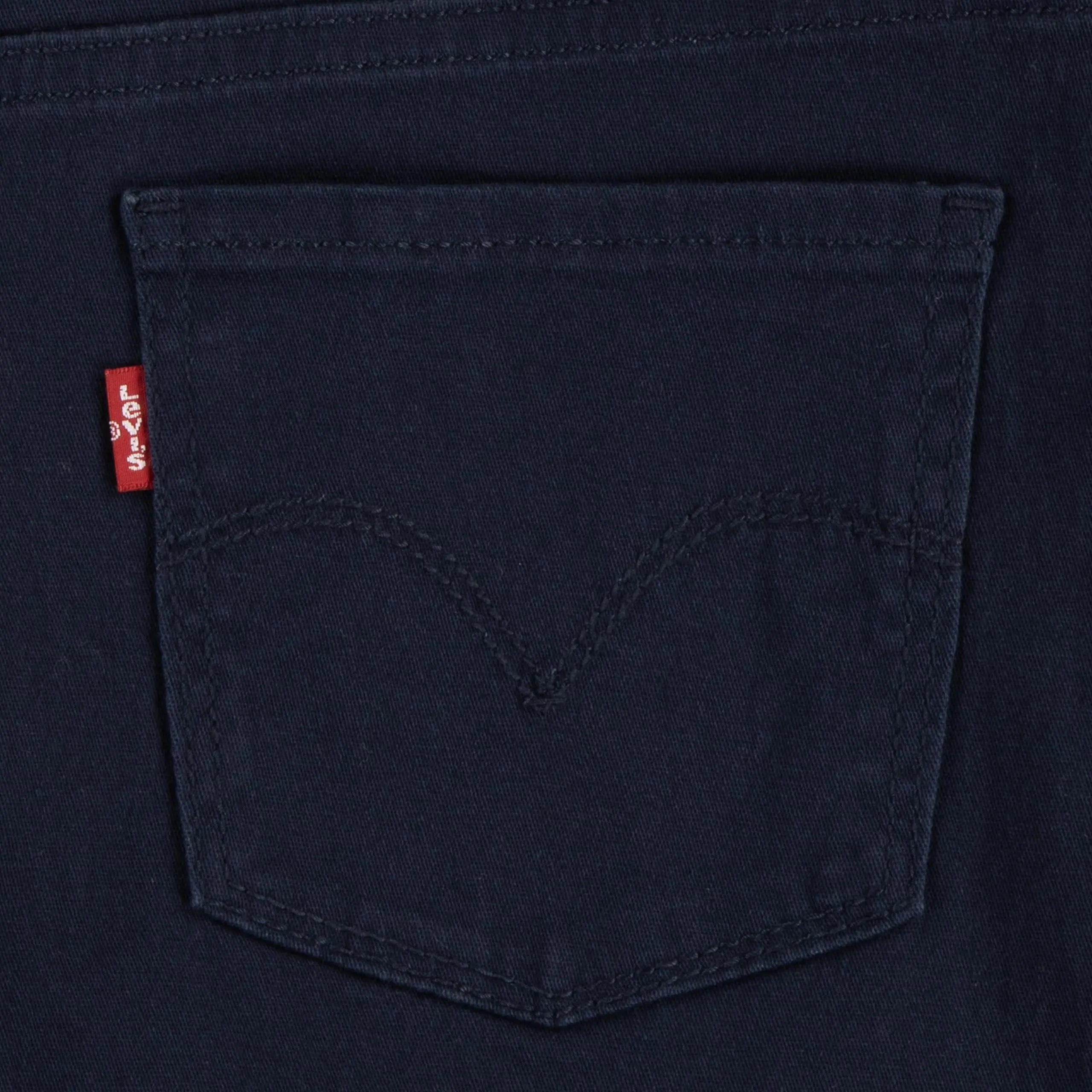 Jeggings ajustados sin cierres Levi's para niñas, 2T, blazer azul marino 