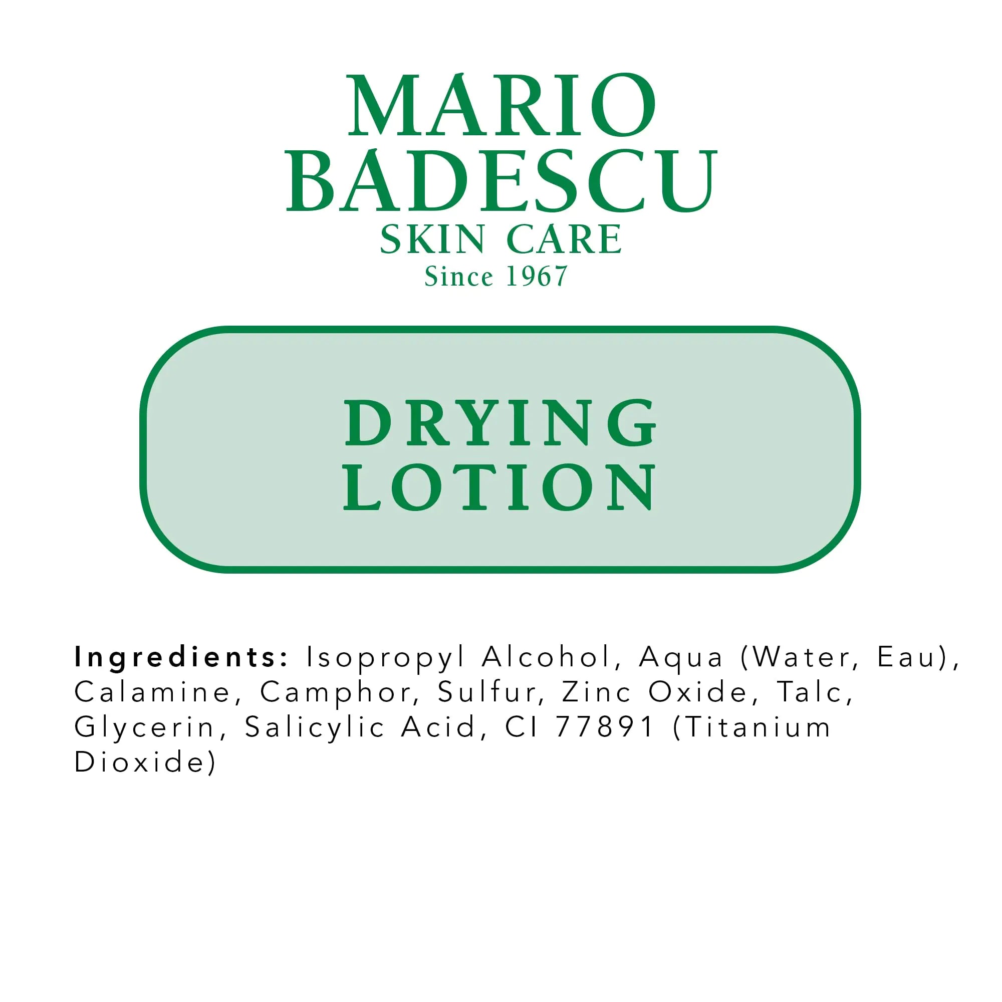 Mario Badescu Drying Lotion, 1 Fl oz 1 Fl Oz (Pack of 1) Drying Lotion Plastic Bottle, 1 Fl oz