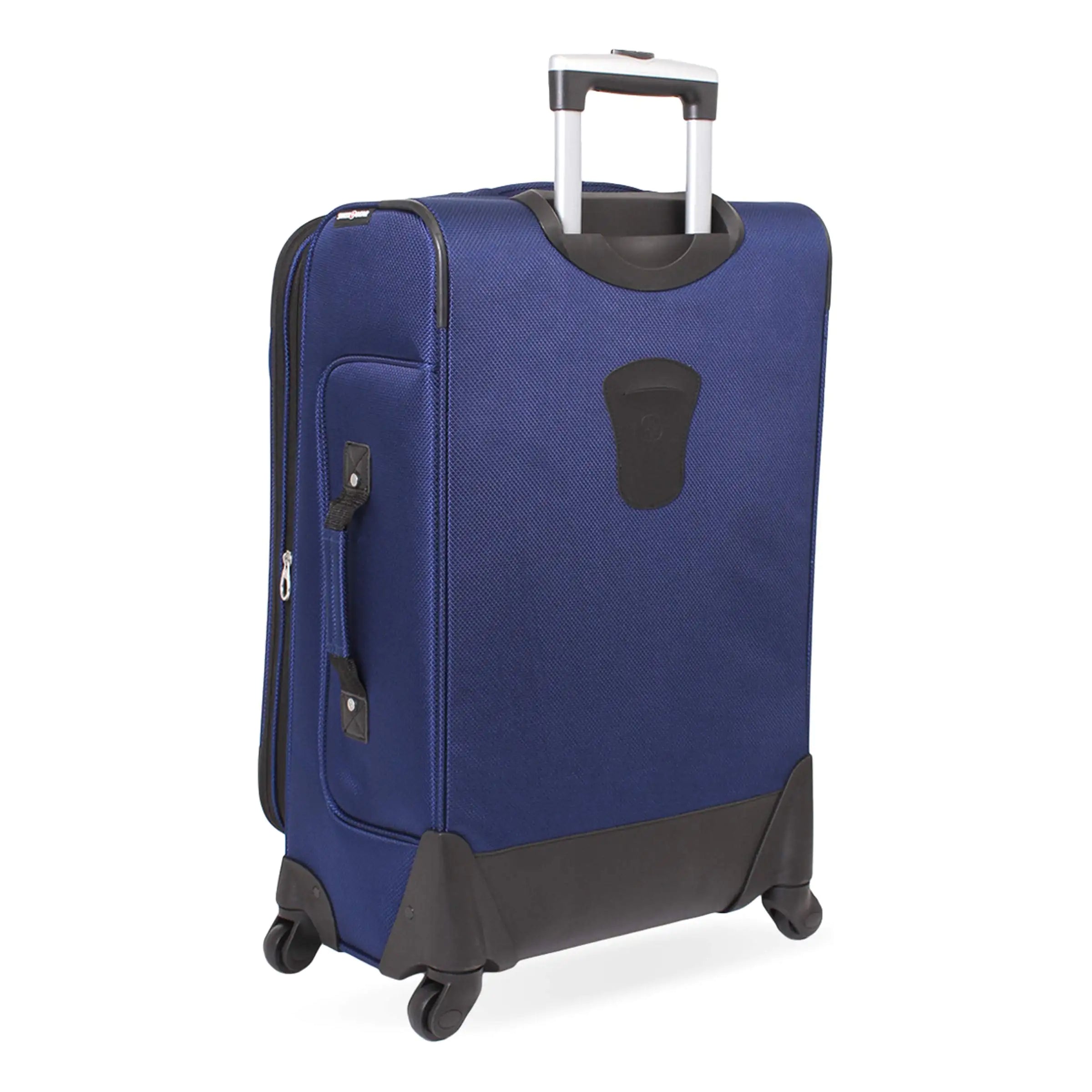 SwissGear Sion Softside Expandable Luggage, Blue, Checked-Medium 25-Inch - Vivareflex Online