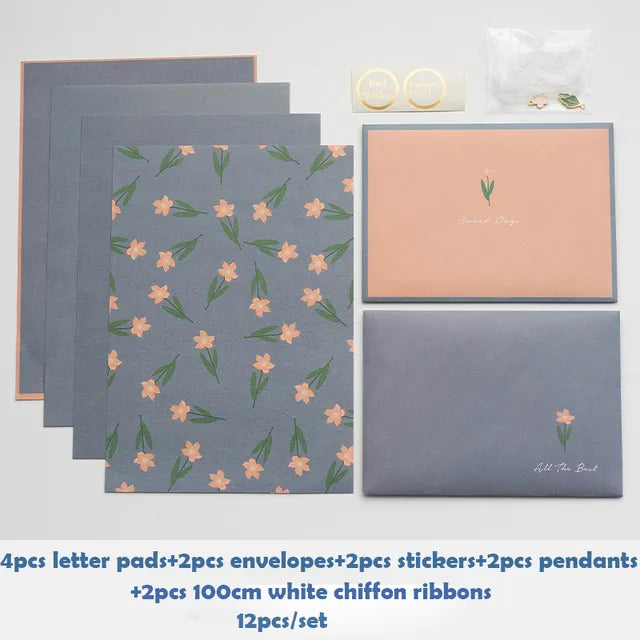 Floral Letter Pad & Envelope Set - Vivareflex Online