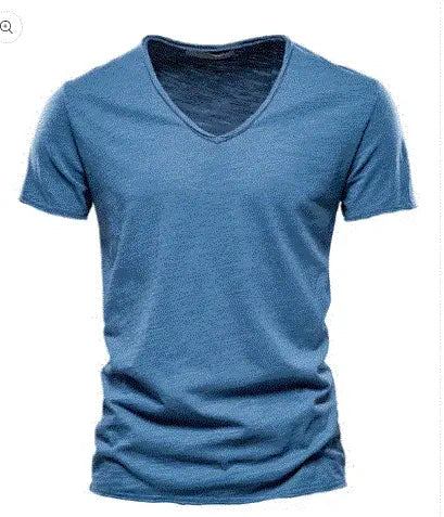 Classic V-Neck Cotton T-Shirt For Men Vivareflex Online