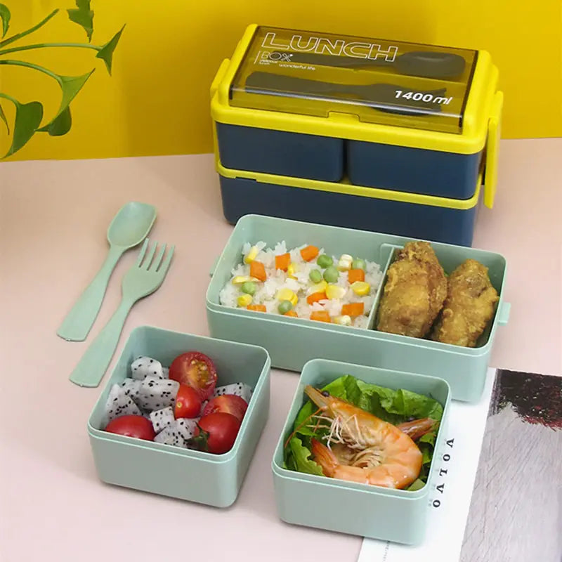 Double Layer Kids Lunch Box - Vivareflex Online