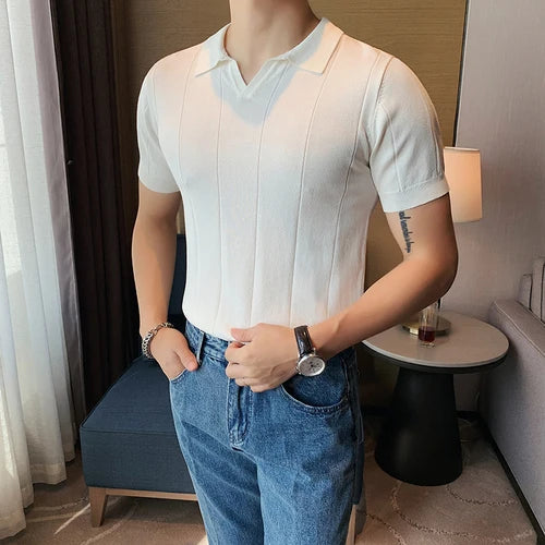 2023 High Quality Knitted Polo Shirt Men Vivareflex Online