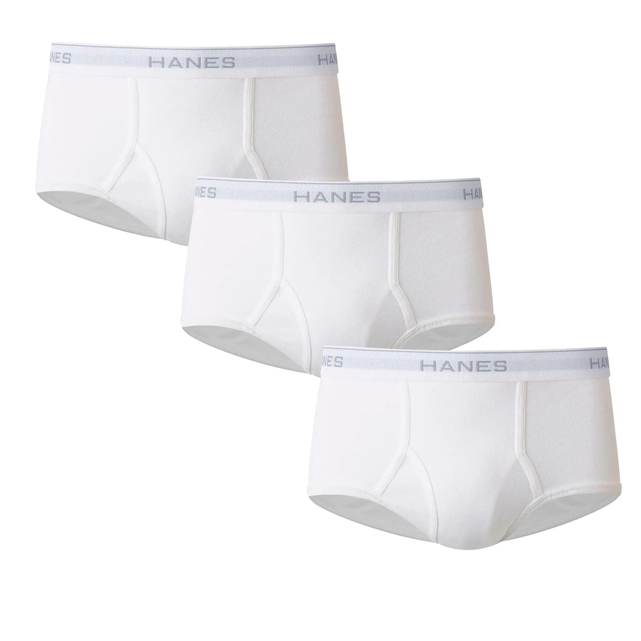 Slips en coton absorbant l'humidité pour hommes Hanes, disponibles en blanc et en noir, lots multiples disponibles, taille XX-Large, blanc - lot de 7