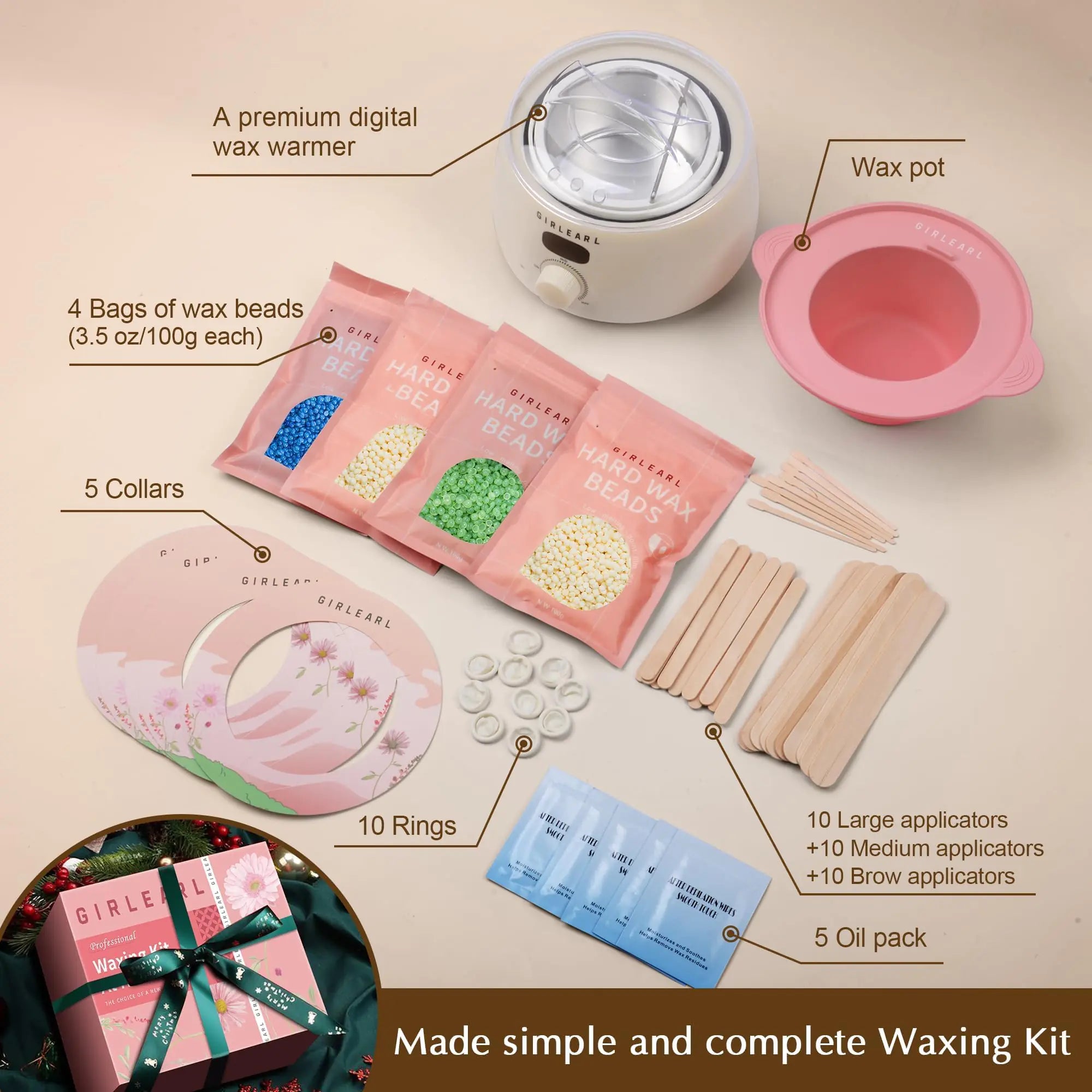 Premium Digital Waxing Kit for Women & Men - Complete Hair Removal Solution at Home - Vivareflex Online