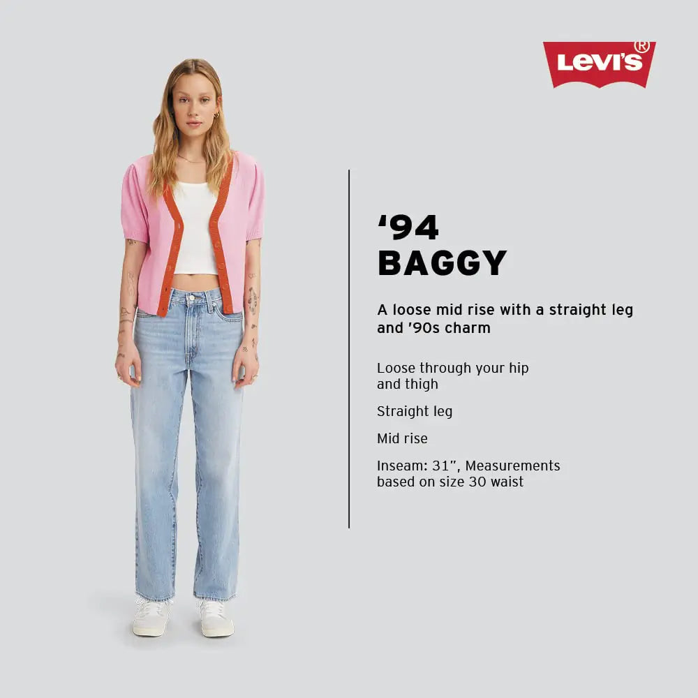 Pantalones anchos Levi's 94 para mujer (también disponibles en tallas grandes) Standard 25 Meadow Mist - Corduroy 