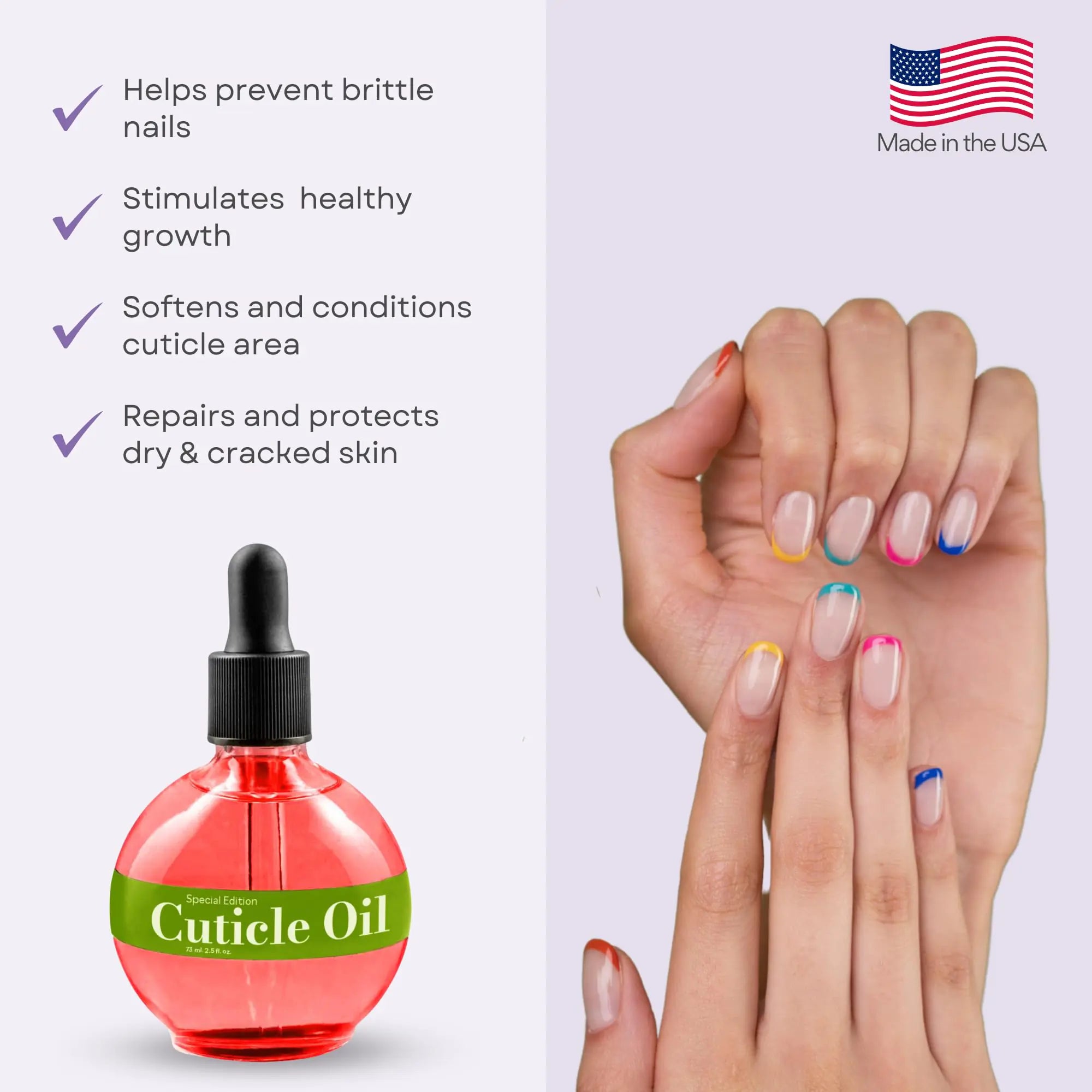 C CARE Special Edition Cuticle Oil for Nails – Hydrates & Repairs – 2.5 Oz (Pack of 1) – Perfect Christmas Gift for Women - Vivareflex Online