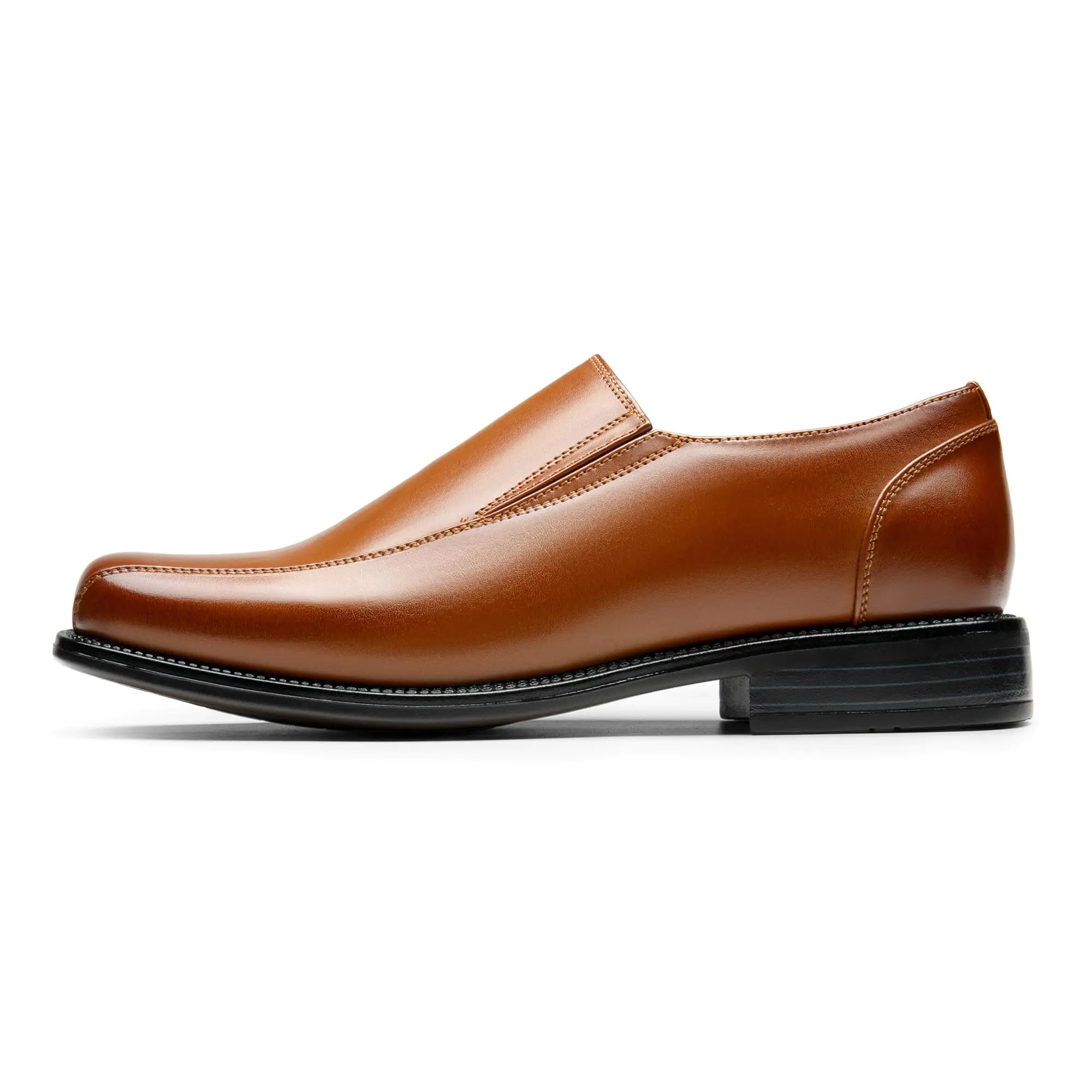 Mocassins habillés à enfiler pour hommes Bruno Marc Chaussures habillées 8,5 larges 1-marron