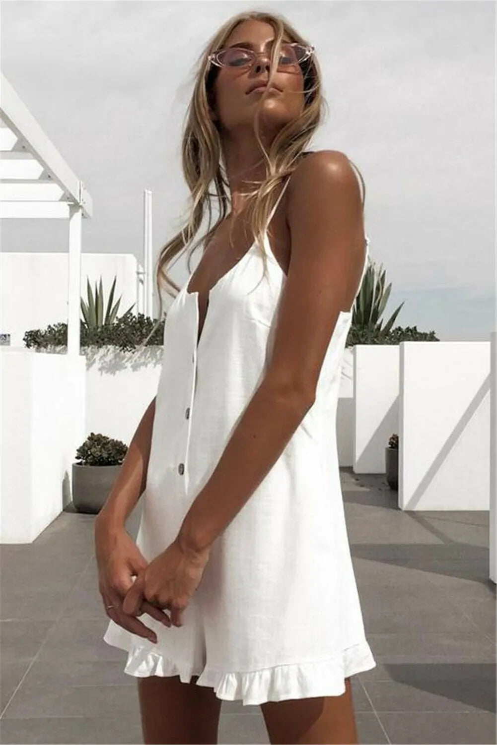 Chic Sleeveless Jumpsuit Vivareflex Online