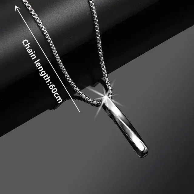 Trendy Stainless Steel Pillar Pendant For Men & Women Vivareflex Online