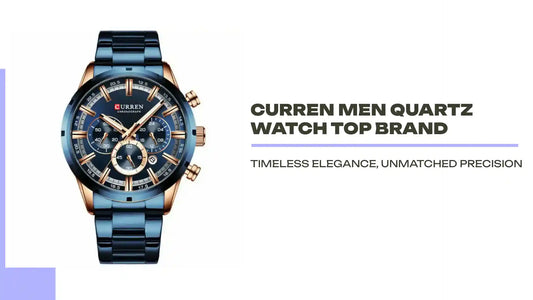CURREN Men Quartz Watch Top Brand by@Outfy