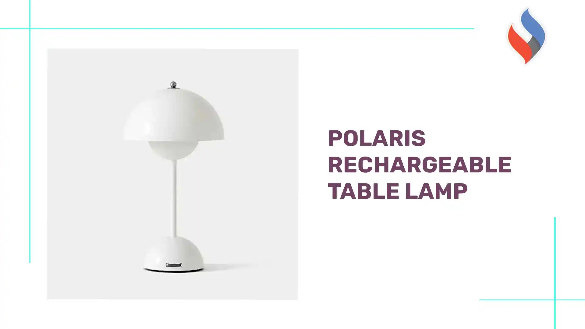 Polaris Rechargeable Table Lamp by@Outfy