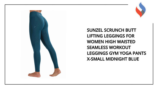 Sunzel Scrunch Butt Lifting Leggings for Women High Waisted Seamless Workout Leggings Gym Yoga Pants X-Small Midnight Blue by@Outfy