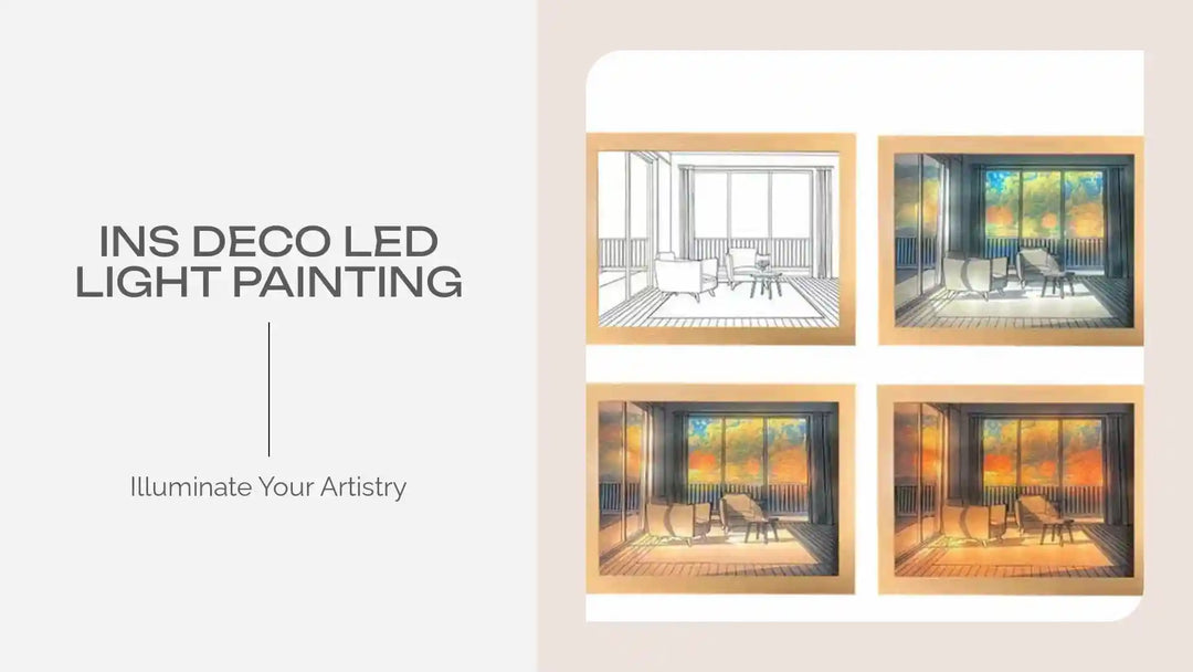 INS Deco LED Light Painting by@Outfy