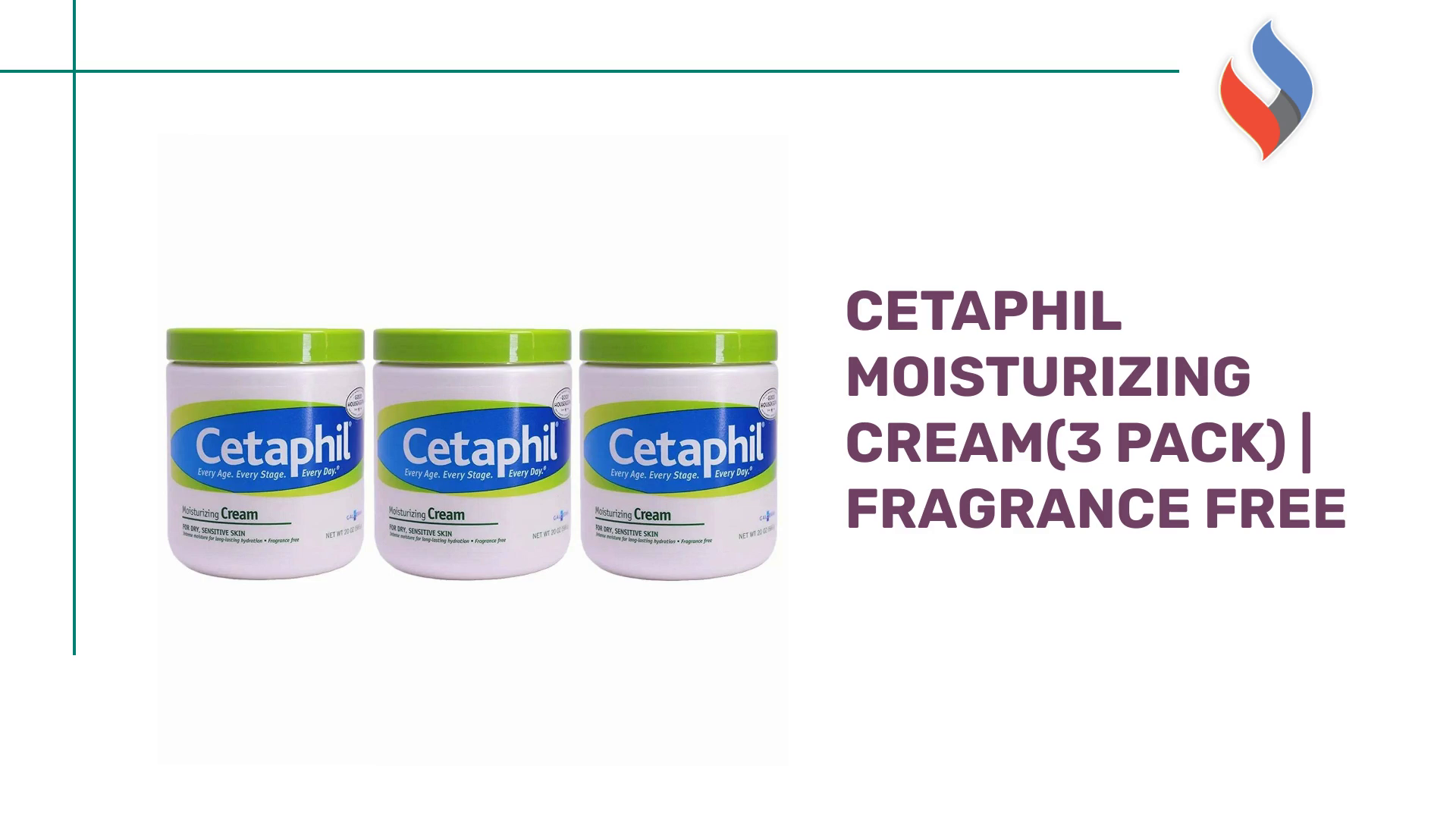 Cetaphil Moisturizing Cream(3 Pack) | Fragrance Free by@Outfy