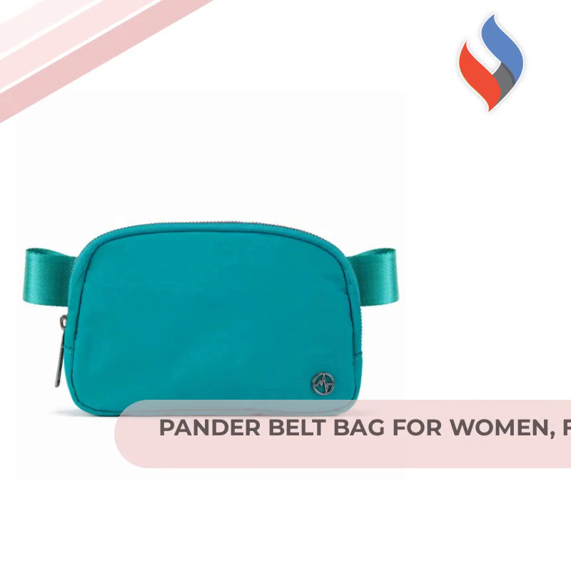 Pander Belt Bag for Women, Fashion Waist Packs, Crossbody Bags with Adjustable Strap (Kelly Green). Kelly Green by@Outfy