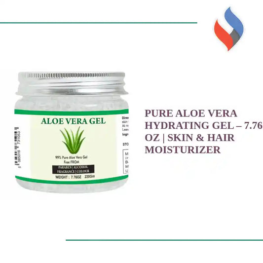 Pure Aloe Vera Hydrating Gel &ndash; 7.76 oz | Skin &amp; Hair Moisturizer by@Outfy
