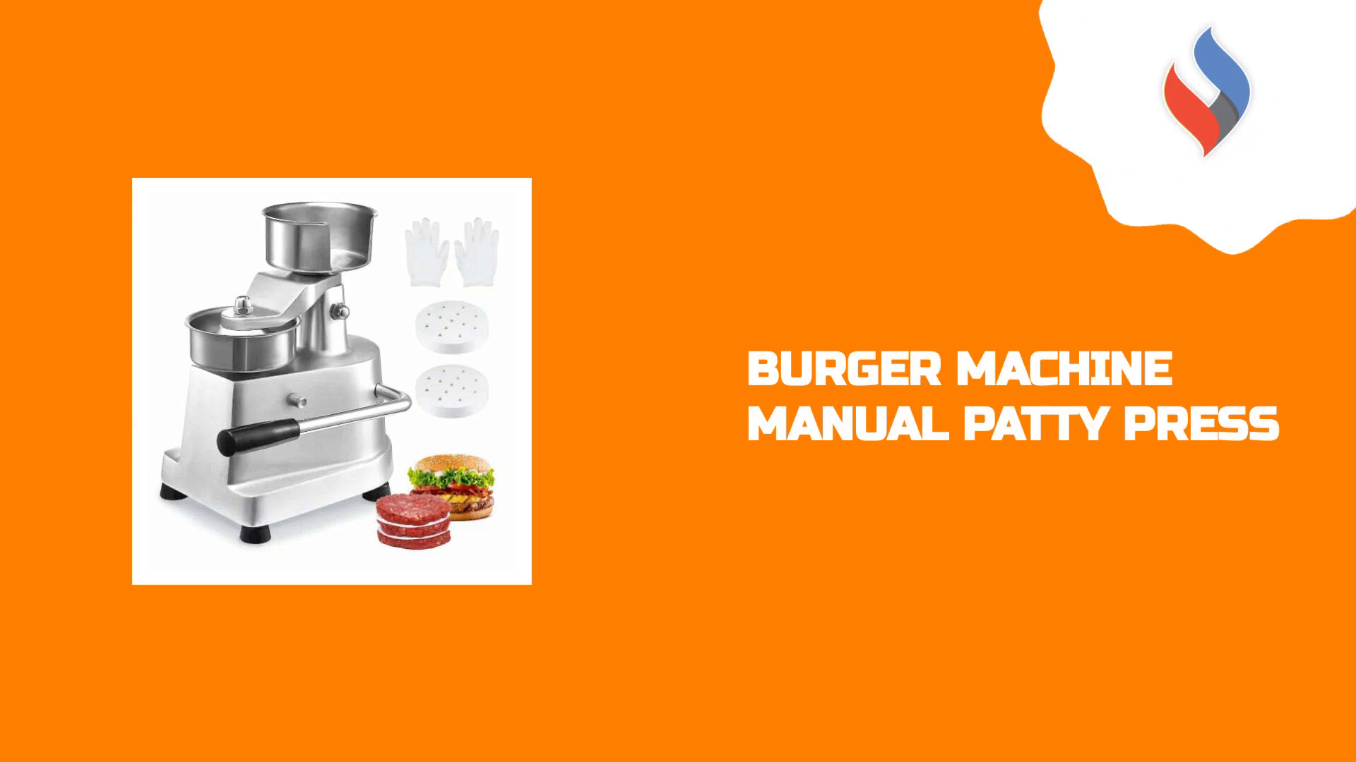 Burger Machine Manual Patty Press by@Outfy