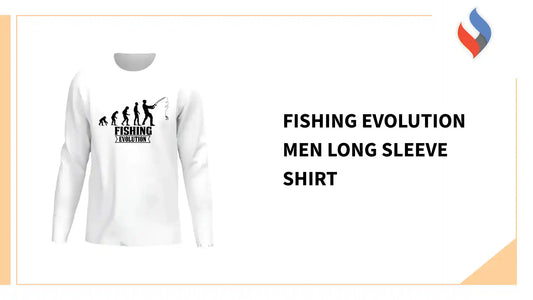 Fishing Evolution Men Long Sleeve Shirt by@Outfy