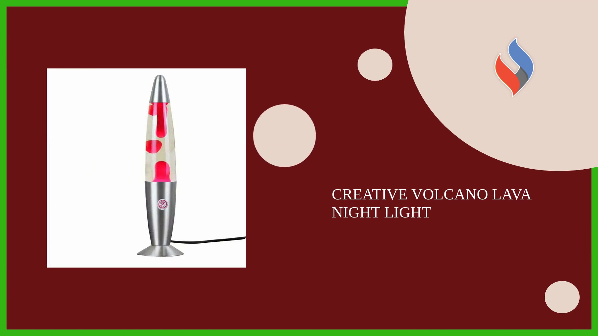 Creative Volcano Lava Night Light by@Outfy