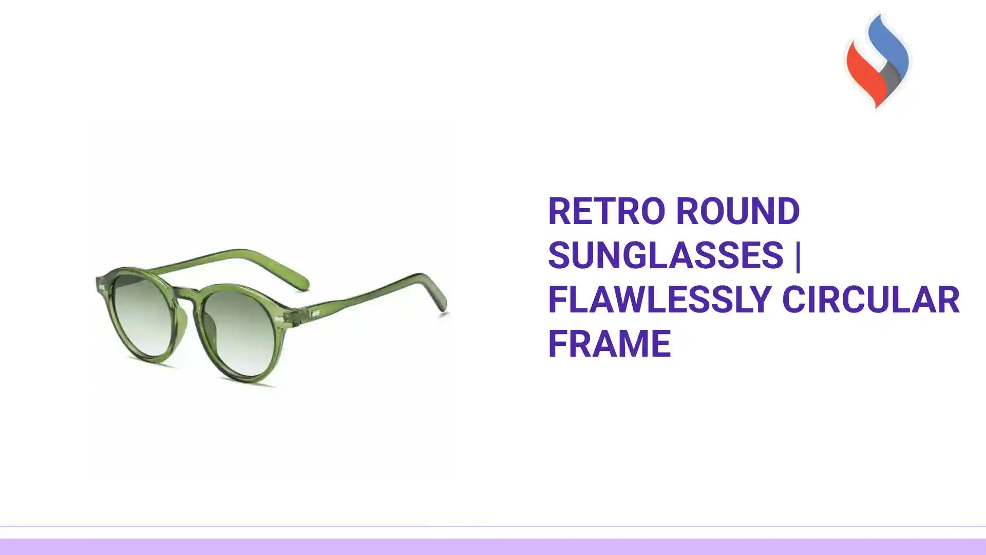 Retro Round Sunglasses | Flawlessly Circular Frame by@Outfy