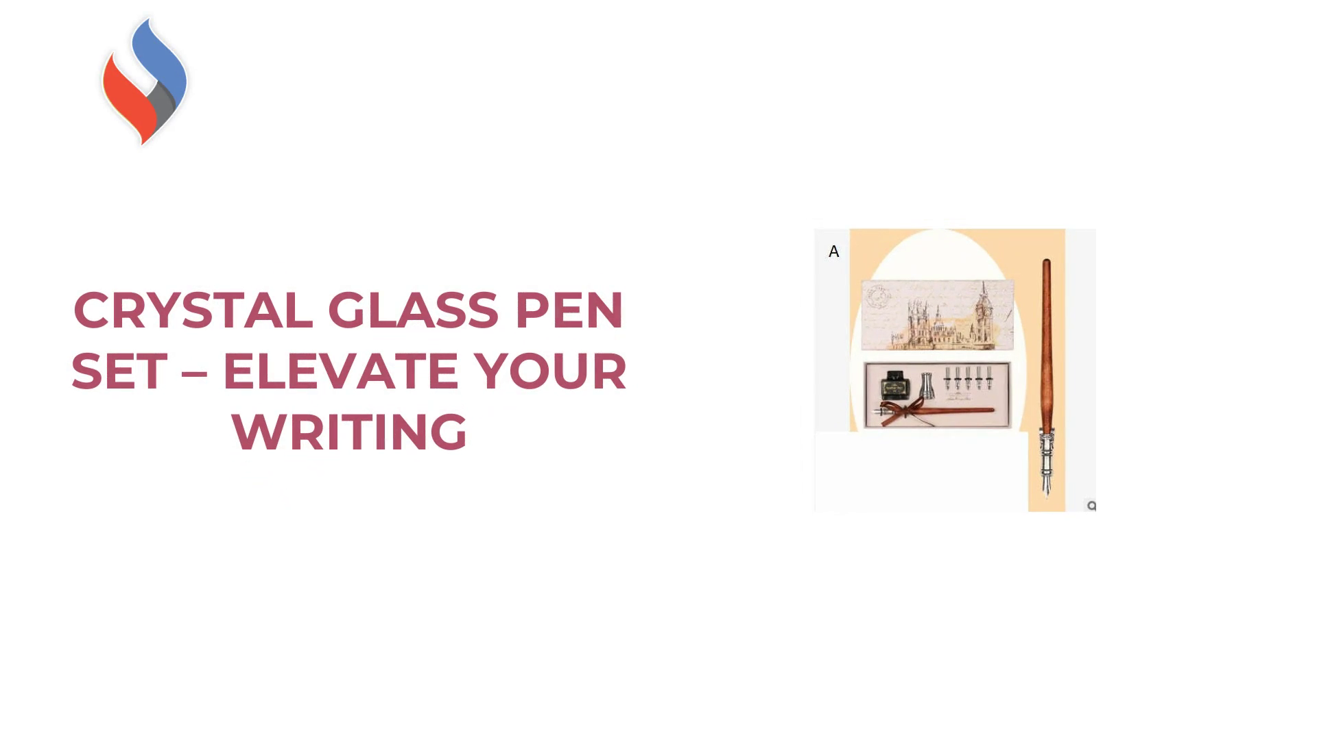 Crystal Glass Pen Set – Elevate Your Writing by@Outfy