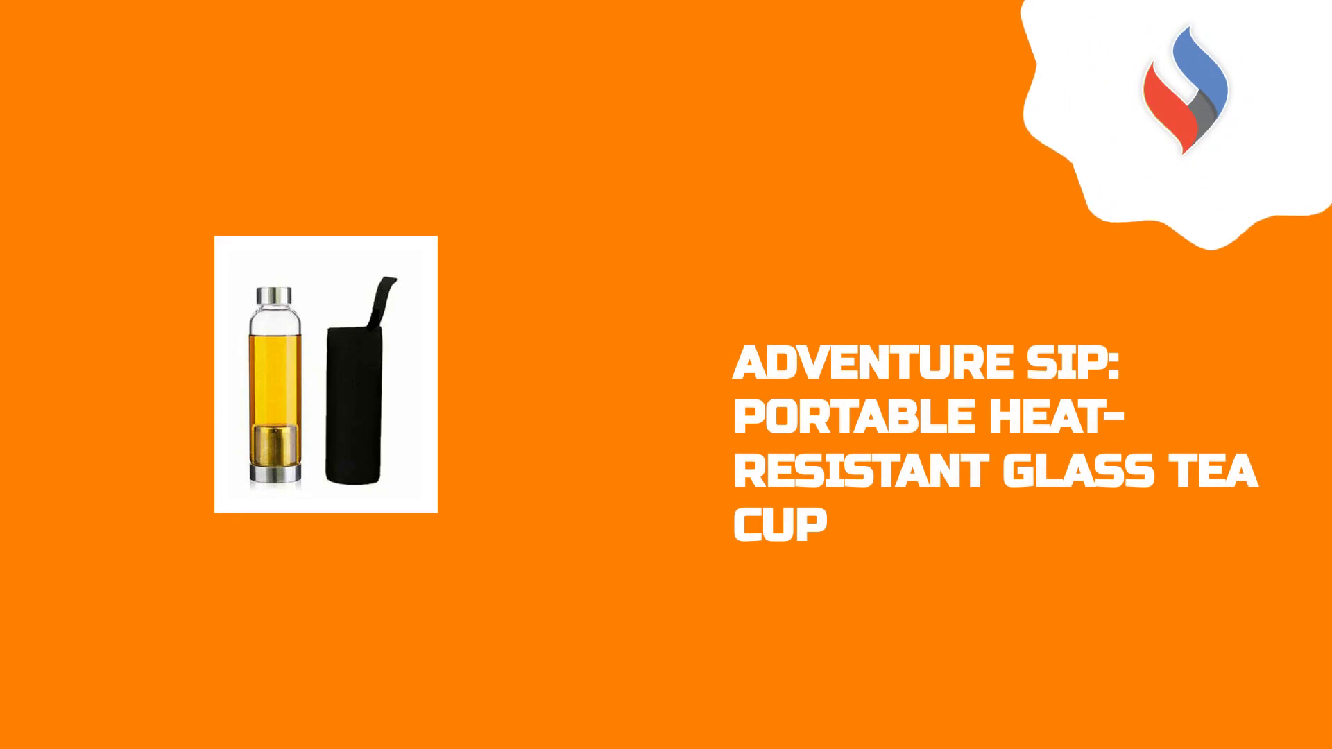 Adventure Sip: Portable Heat-Resistant Glass Tea Cup by@Outfy