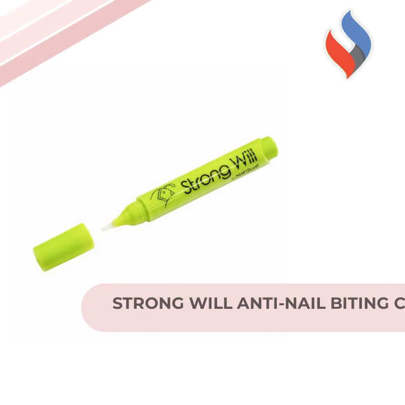 Strong Will Anti-Nail Biting Click Pen, 7ml, Made in USA by@Outfy