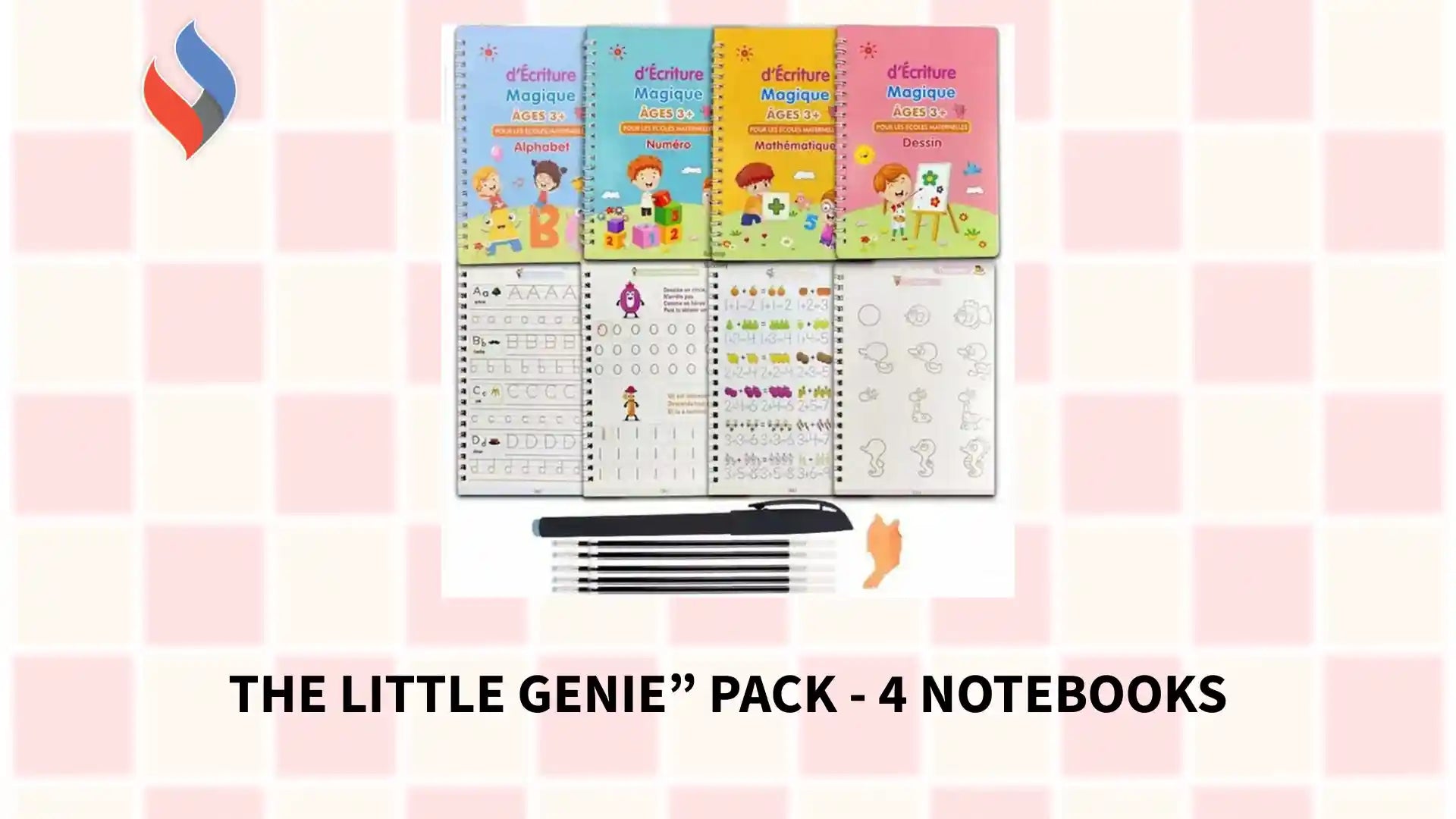 The Little Genie” Pack - 4 notebooks by@Outfy