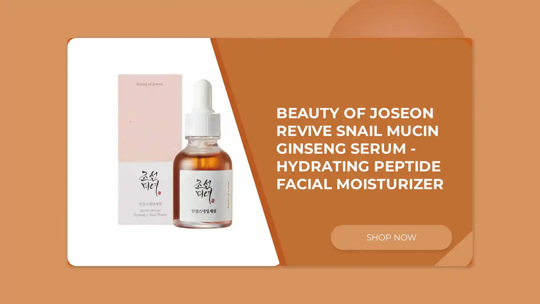Beauty of Joseon Revive Snail Mucin Ginseng Serum - Hydrating Peptide Facial Moisturizer by@Outfy