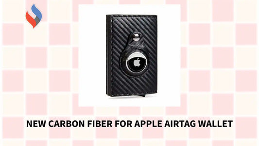 New Carbon Fiber For Apple Airtag Wallet by@Outfy